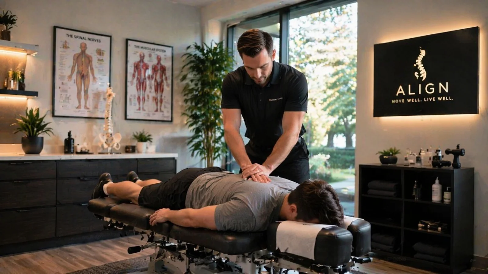 Chiropractic clinic lead and appointment analytics.