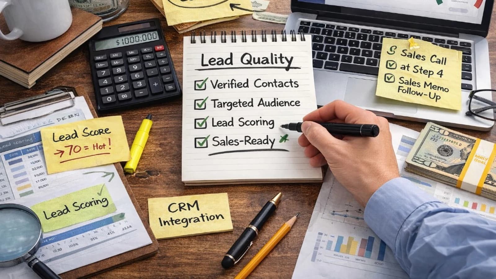lead quality review workflow with crm scoring and sales ready qualification notes