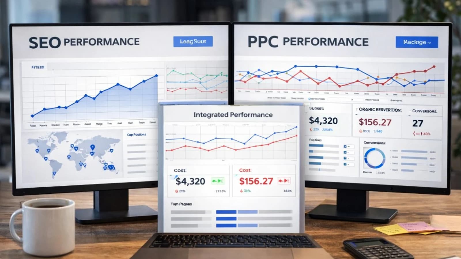 designer building a lead generation landing page with form and call to action