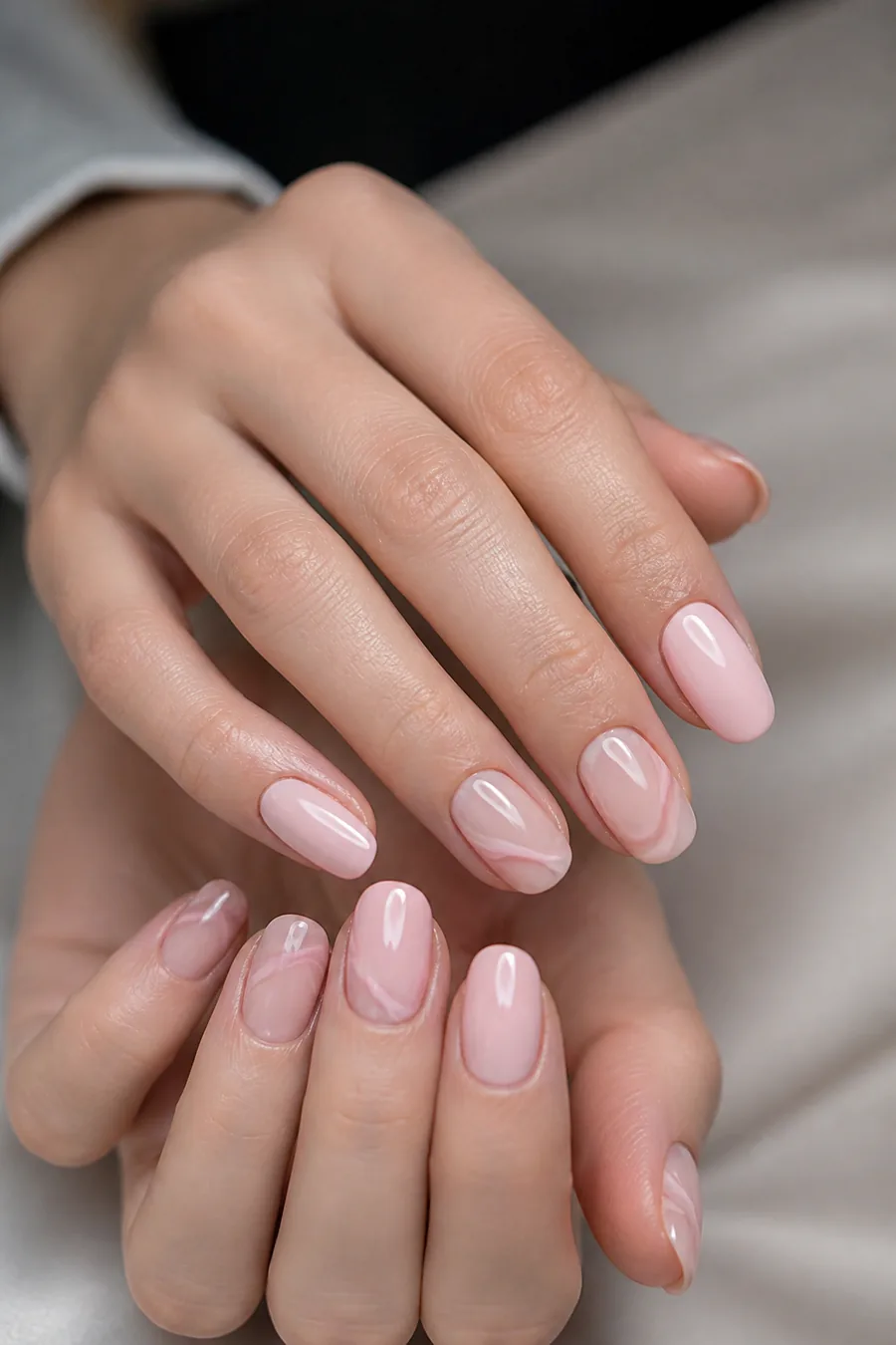 Close-up of a polished manicure representing local creative concepts.