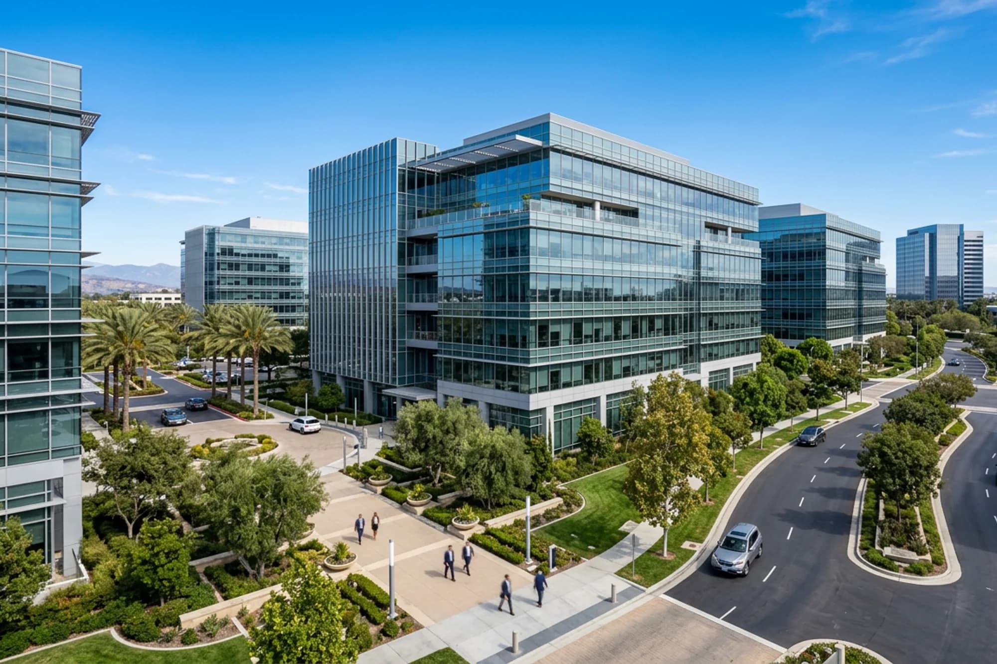 Irvine, California planned business and tech campus district