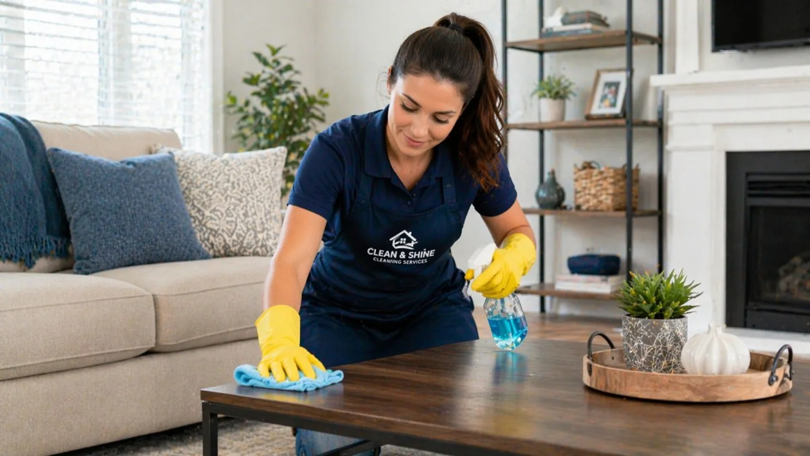Cleaning company marketing dashboard showing recurring client growth, retention metrics, and booking pipeline performance.